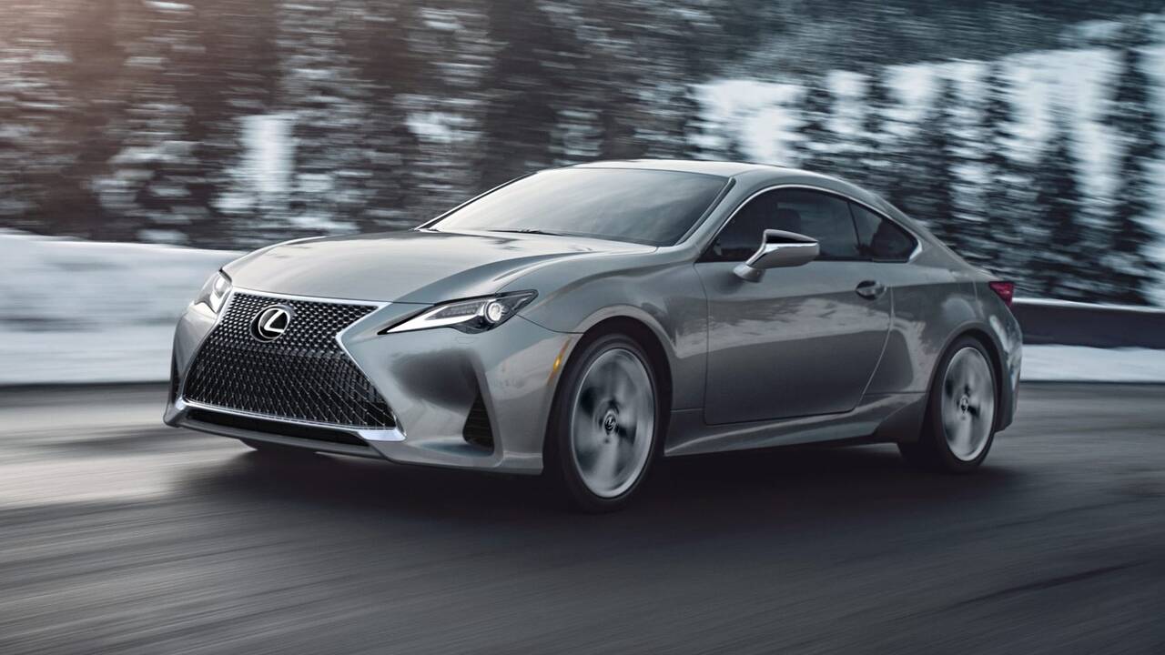 2024 Lexus RC driving front view