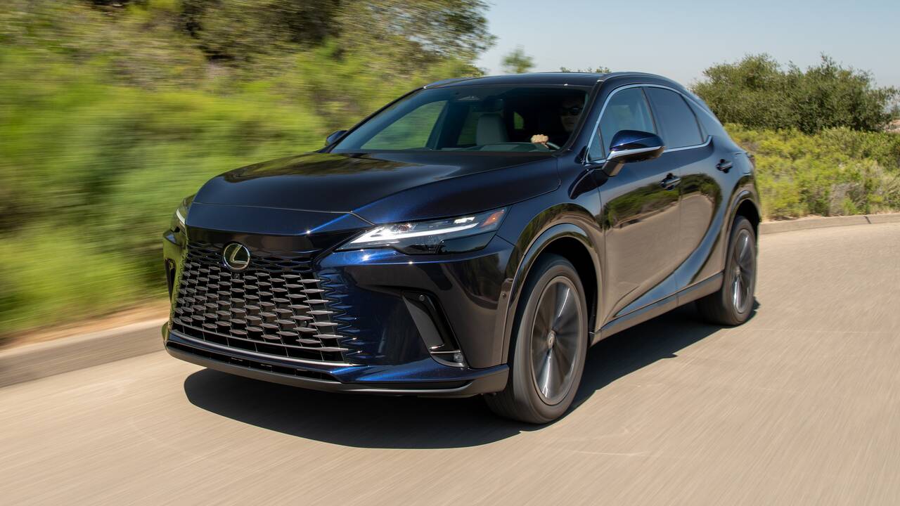 2024 Lexus RX 350 driving front view