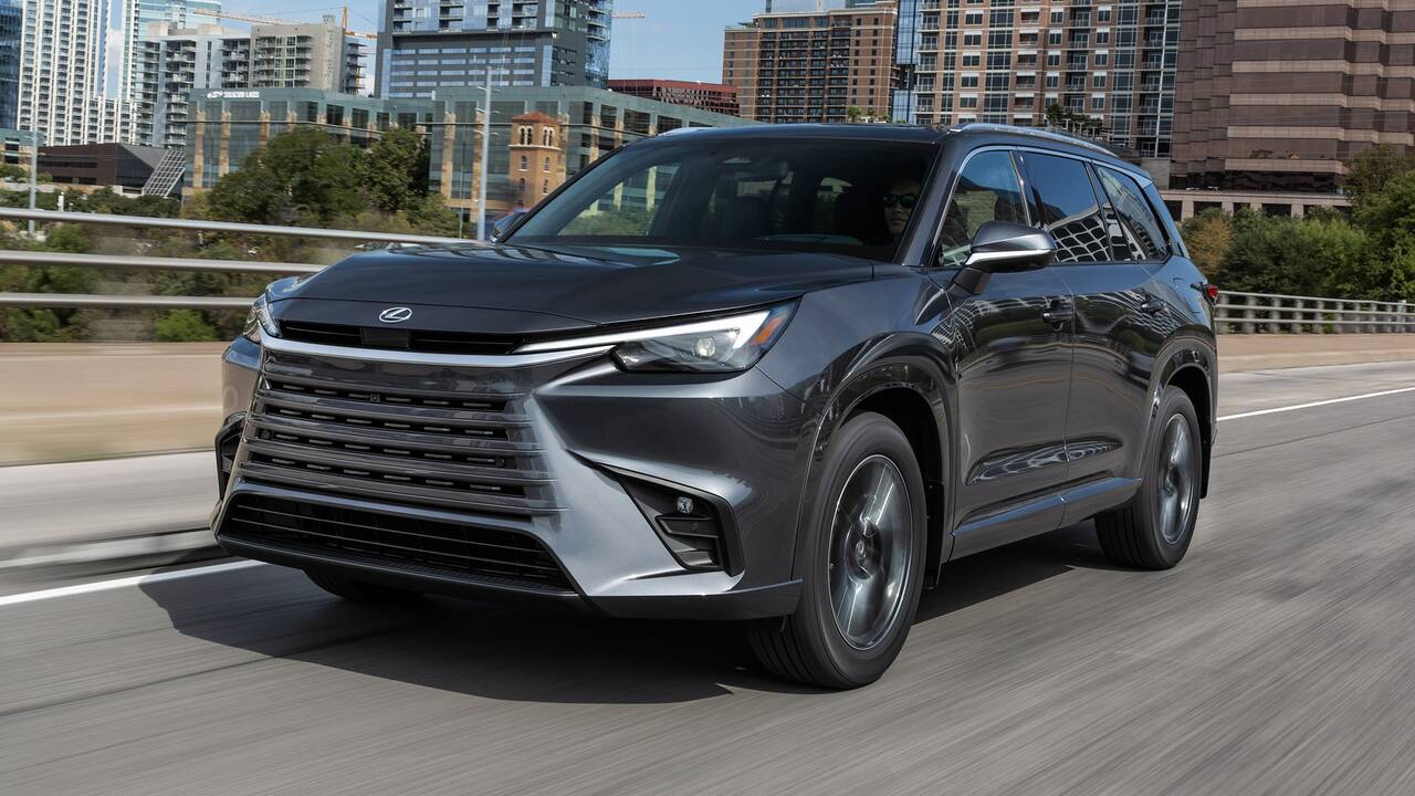 2025 Lexus TX 350 driving front view