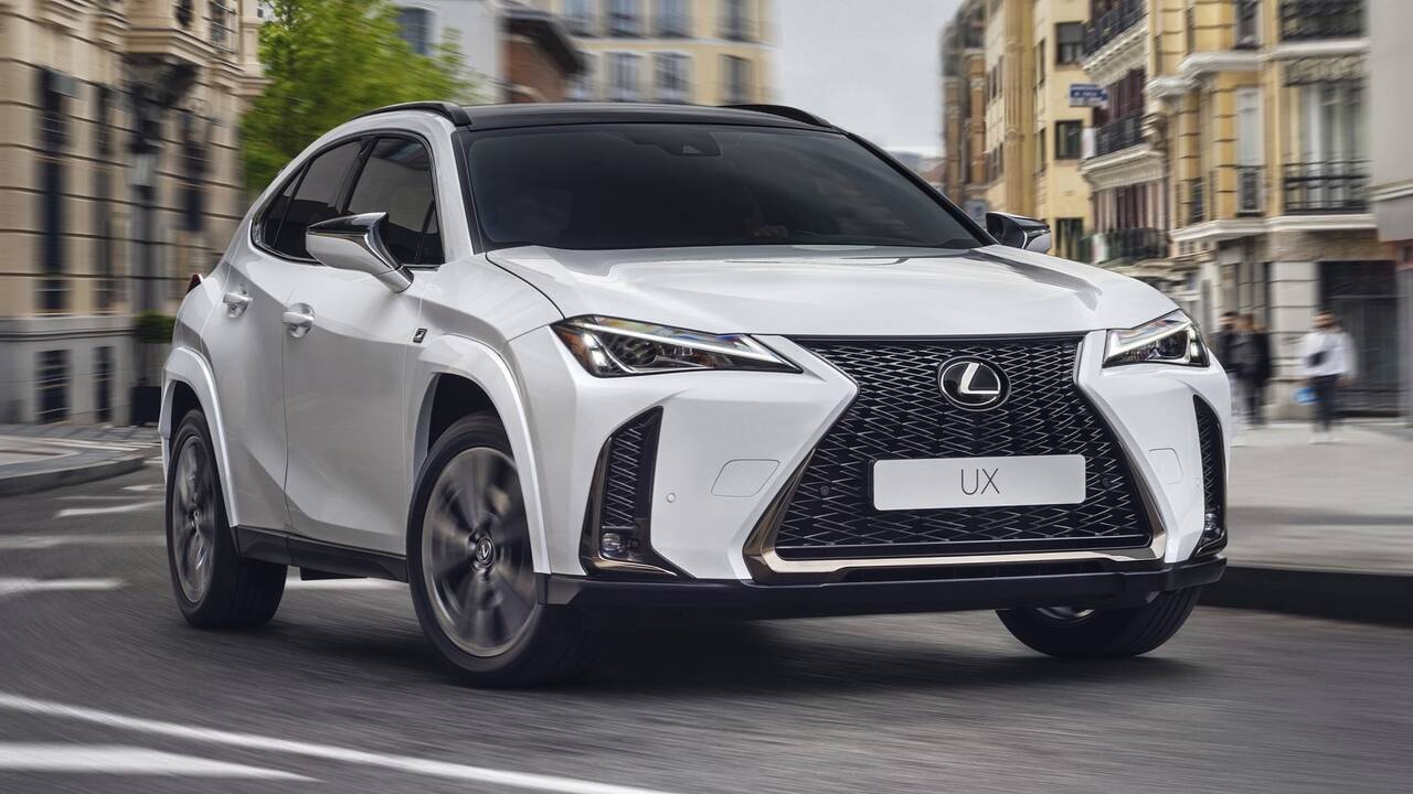 2025 Lexus UX driving front view