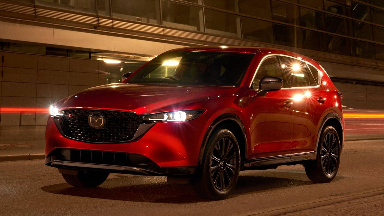 2024 Mazda CX-5 Turbo driving front view