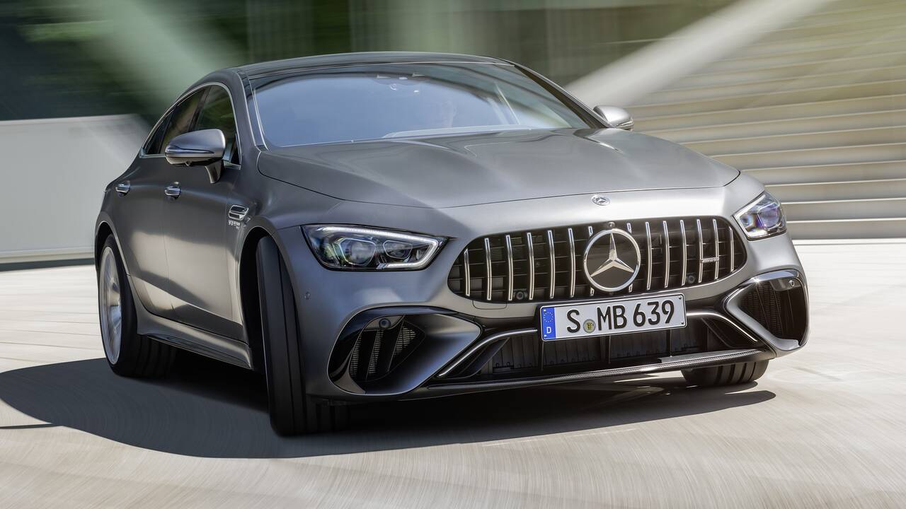 2024 Mercedes-Benz AMG GT 63 4-Door driving front view
