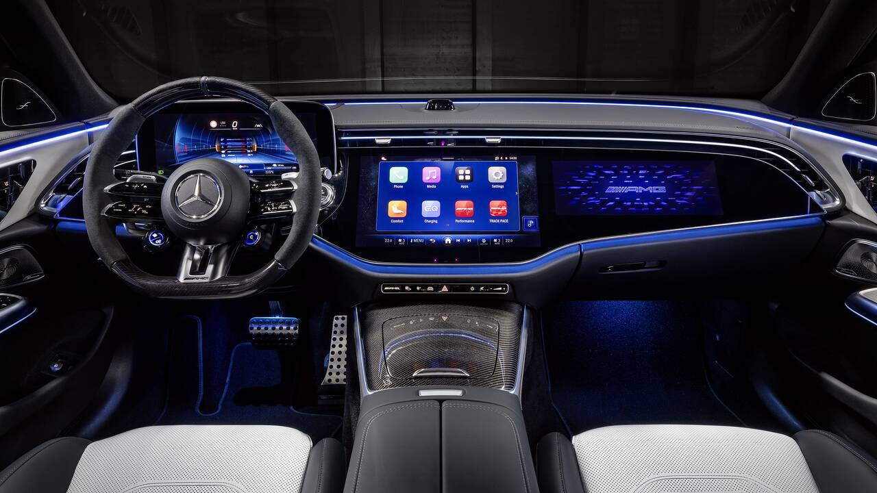 2025 Mercedes-Benz AMG E53 front interior dashboard