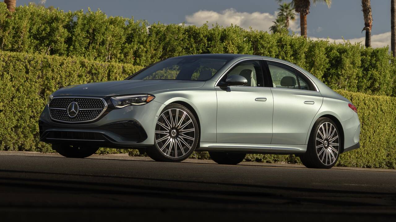 2025 Mercedes-Benz E350 4MATIC sedan parked front view