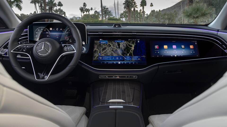 2025 Mercedes-Benz E-Class front interior dashboard
