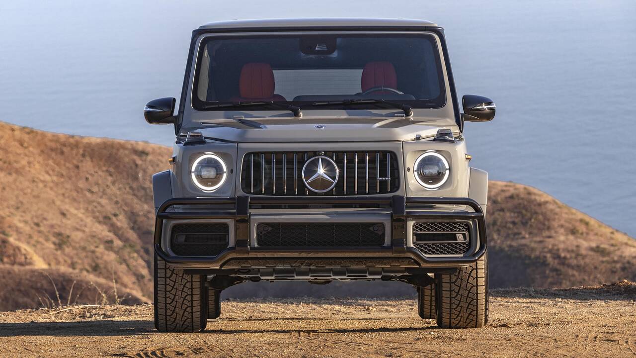 2024 Mercedes-Benz AMG G63 parked front view