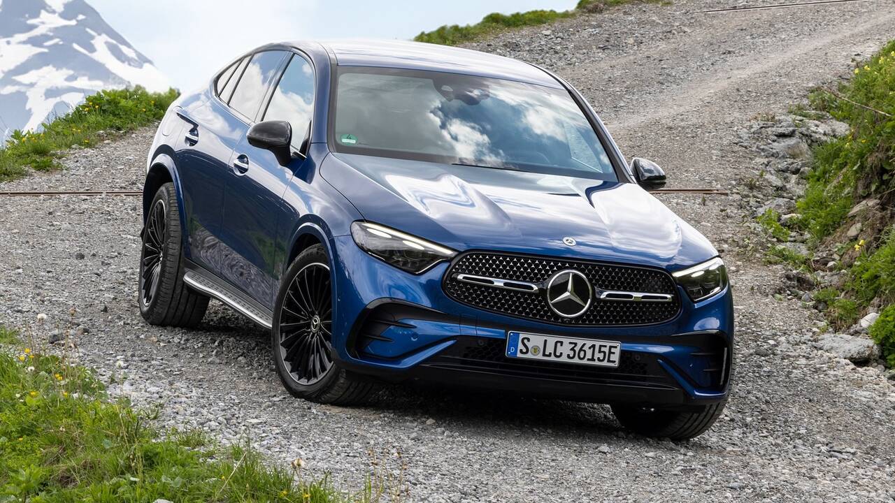 2025 Mercedes-Benz GLC Coupe parked front view