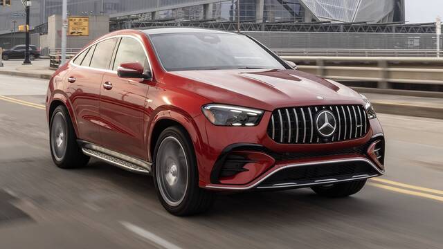 2024 Mercedes-Benz AMG GLE 63 S Coupe driving front view