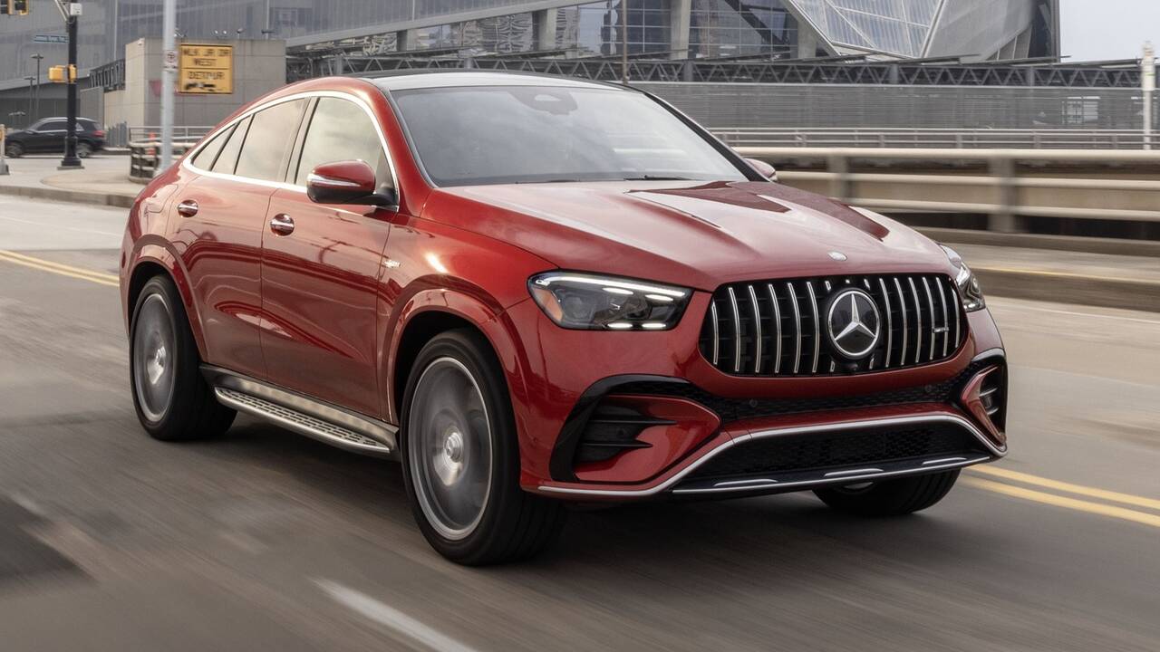 2025 Mercedes-Benz AMG GLE 63 S Coupe driving front view
