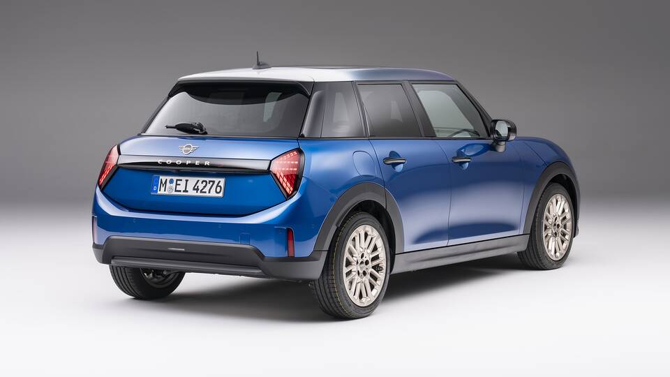 2025 Mini Cooper S 4 Door parked rear view