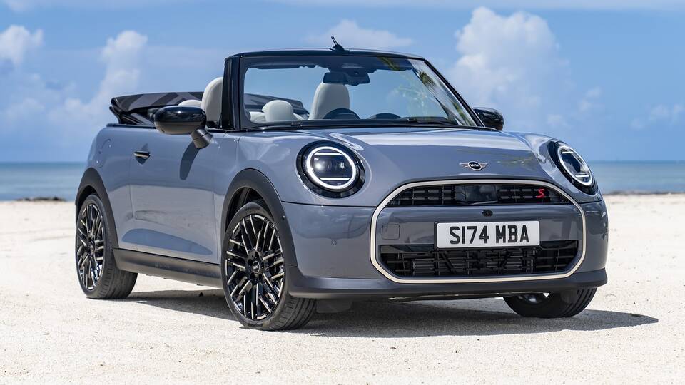 2025 Mini Cooper S Convertible parked front view