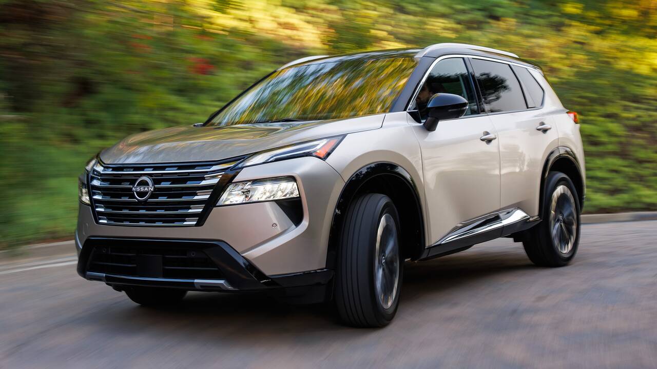 2024 Nissan Rogue driving front view