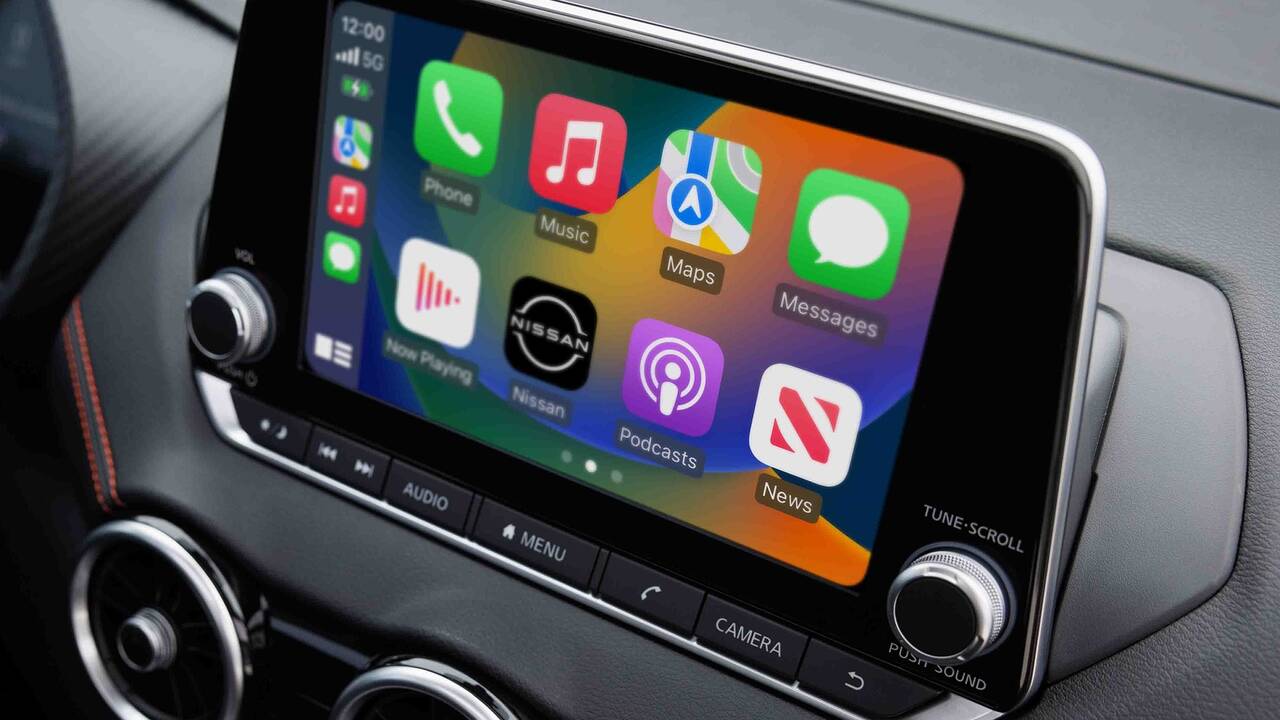 2025 Nissan Sentra touchscreen interface