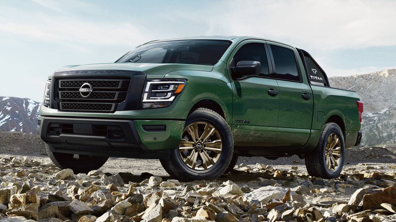 2024 Nissan Titan parked front view
