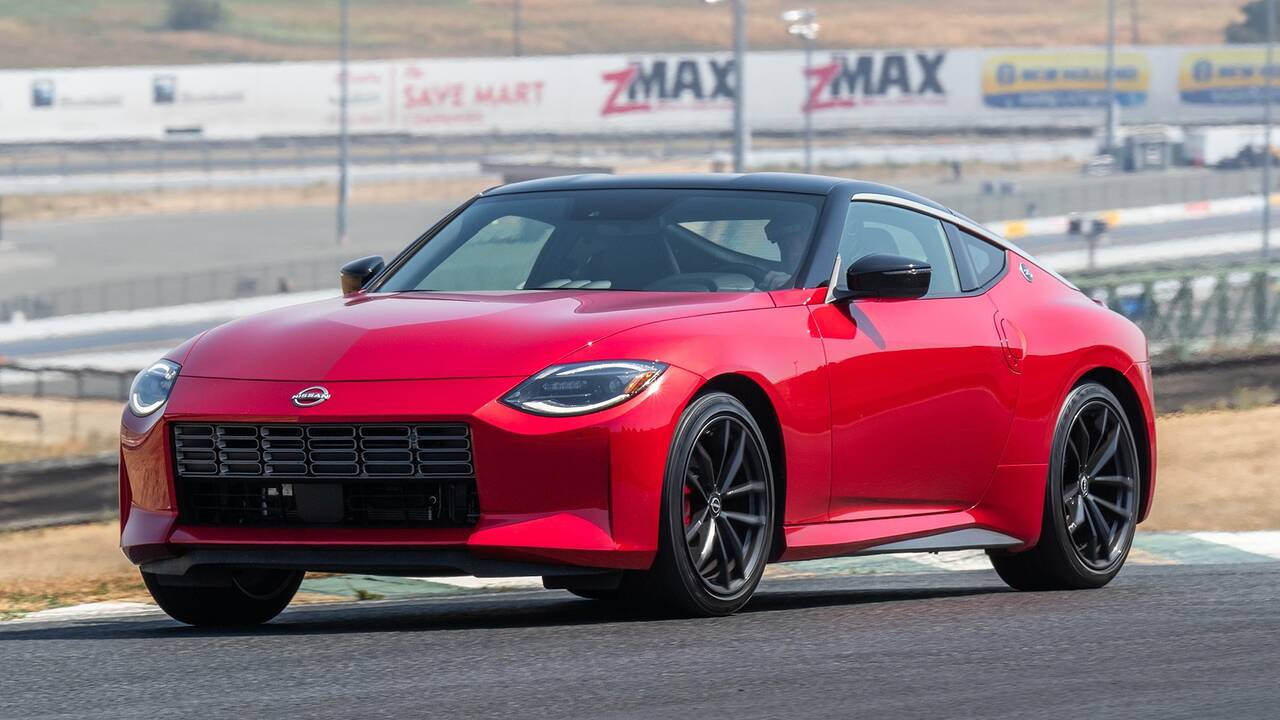 2024 Nissan Z driving front view
