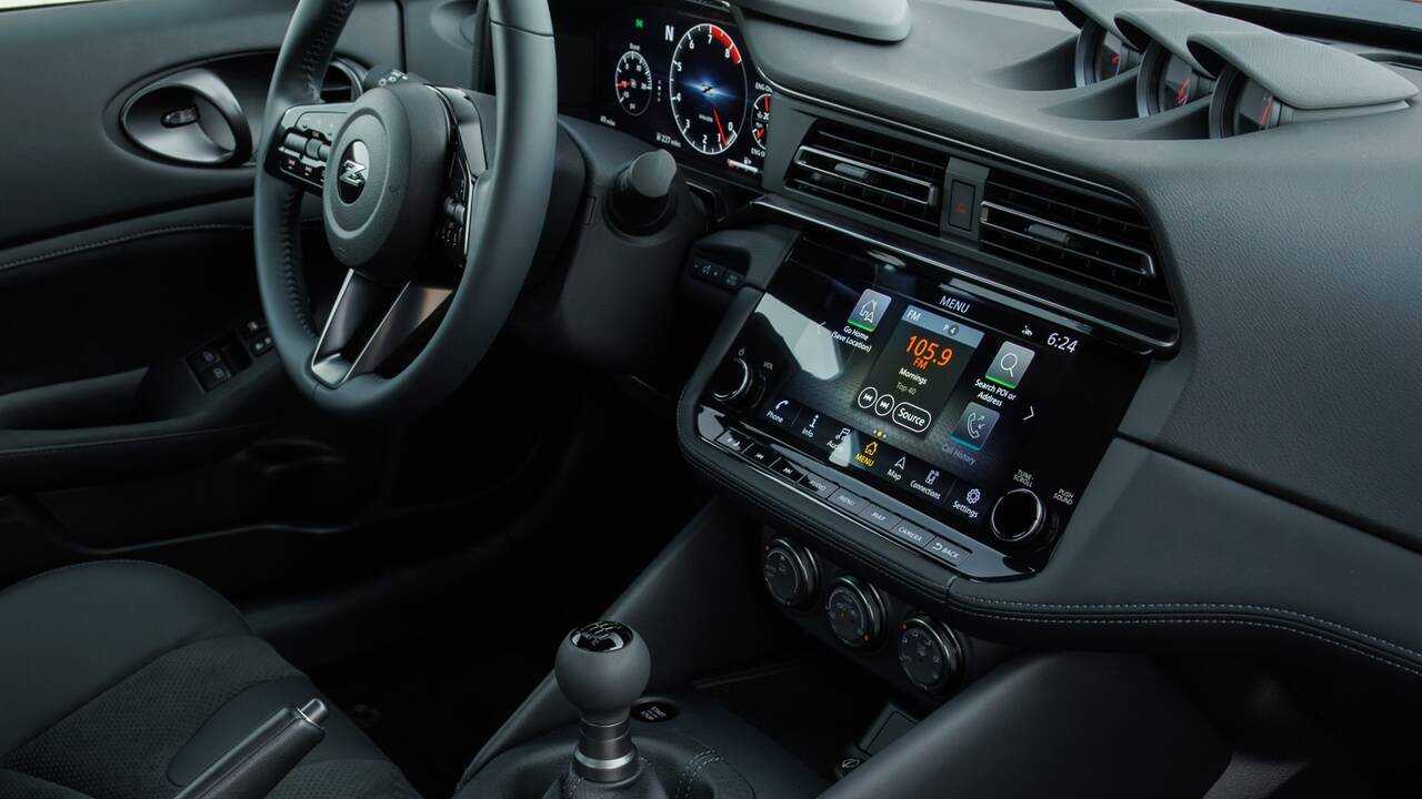 2024 Nissan Z front interior touchscreen
