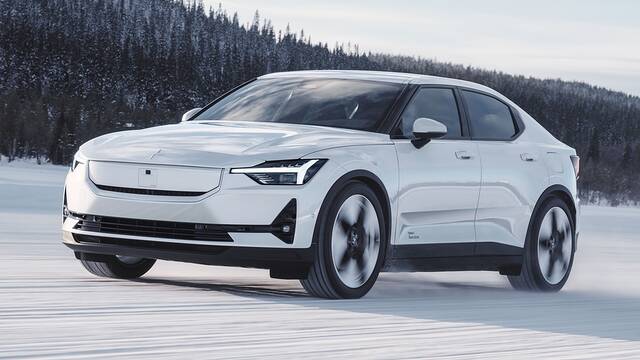 2025 Polestar 2 driving front view