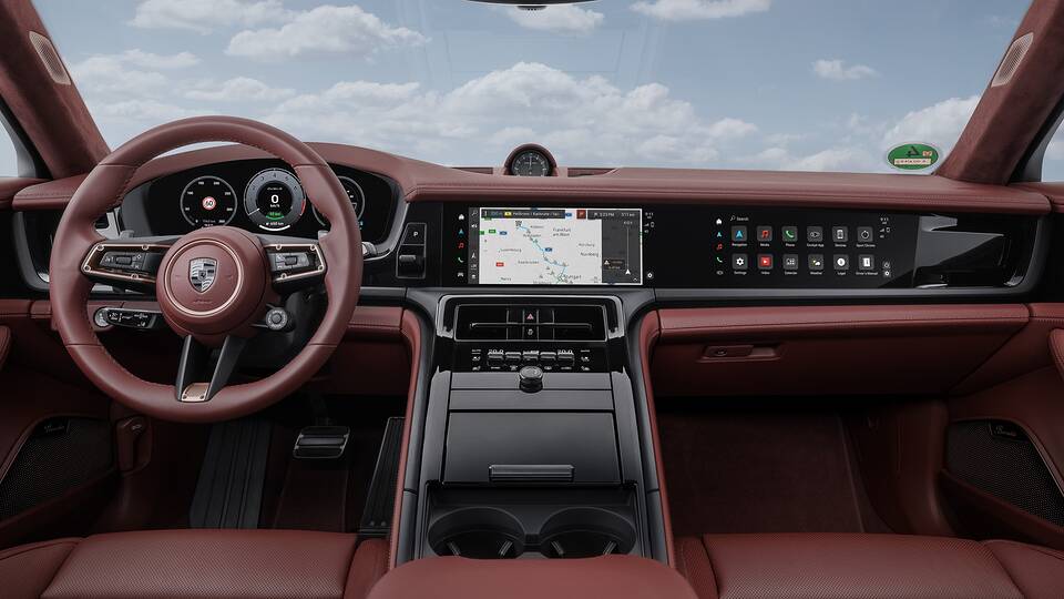 2025 Porsche Panamera front interior dashboard
