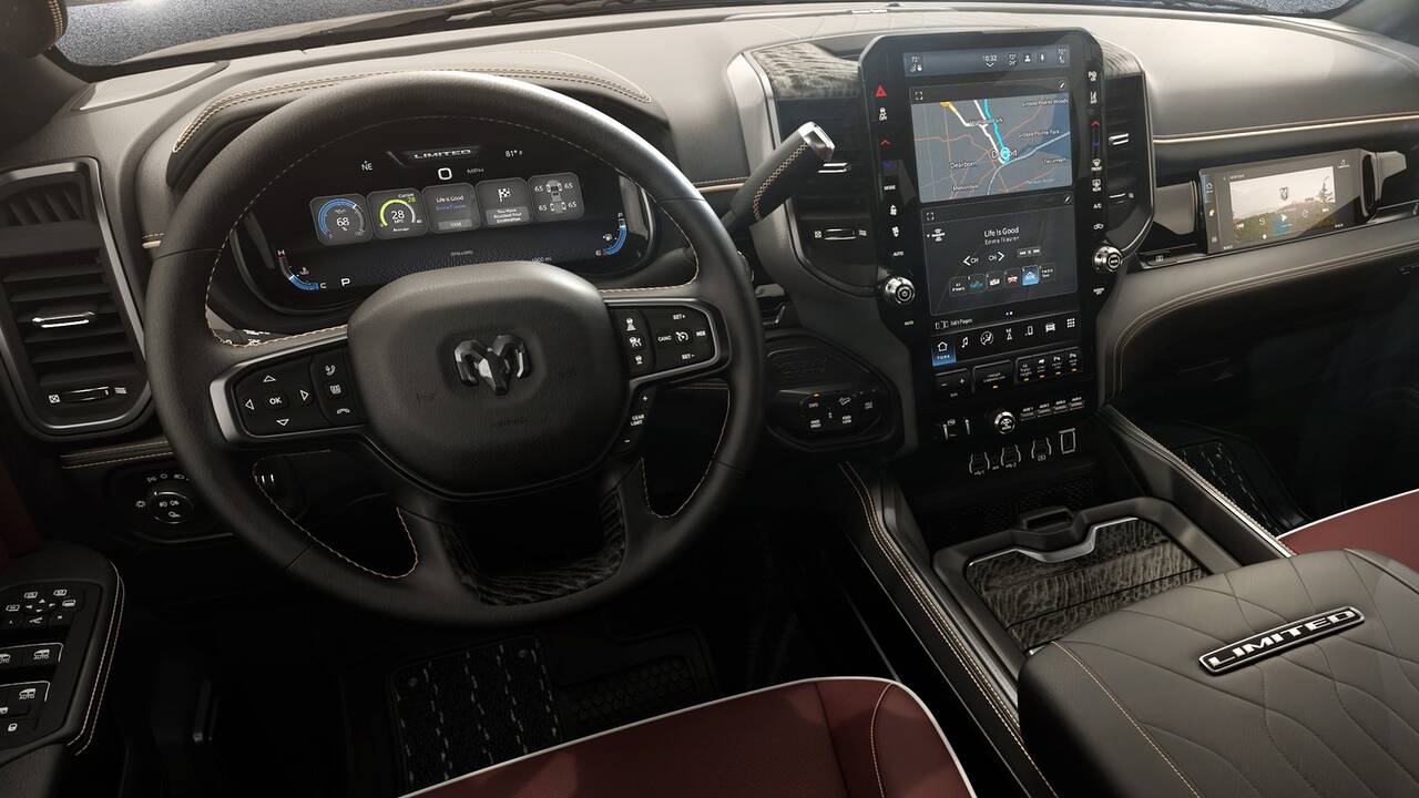 2025 Ram 2500 Limited front interior - dashboard