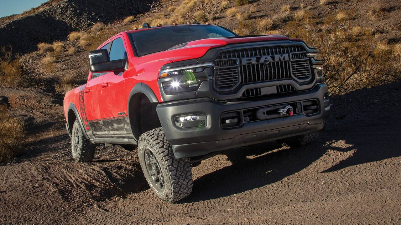 2025 Ram 2500 Power Wagon driving off-road