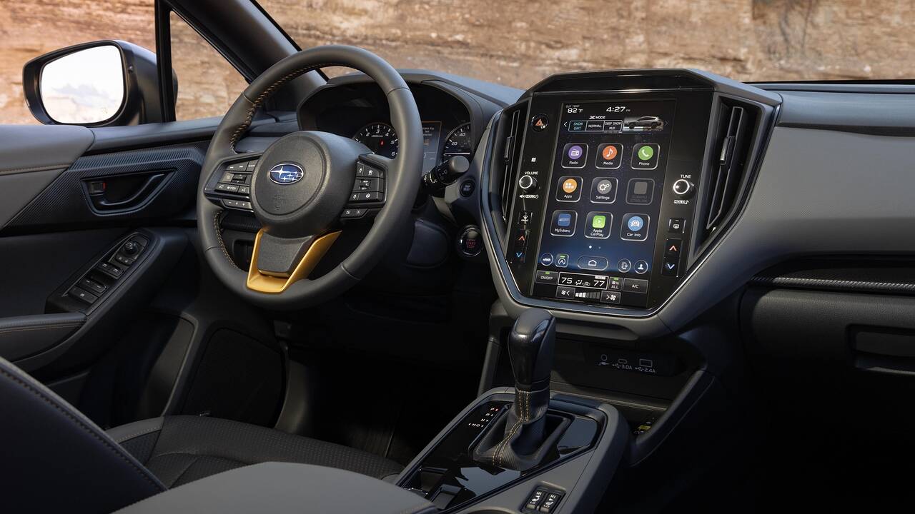 2025 Subaru Crosstrek Wilderness front interior - dashboard