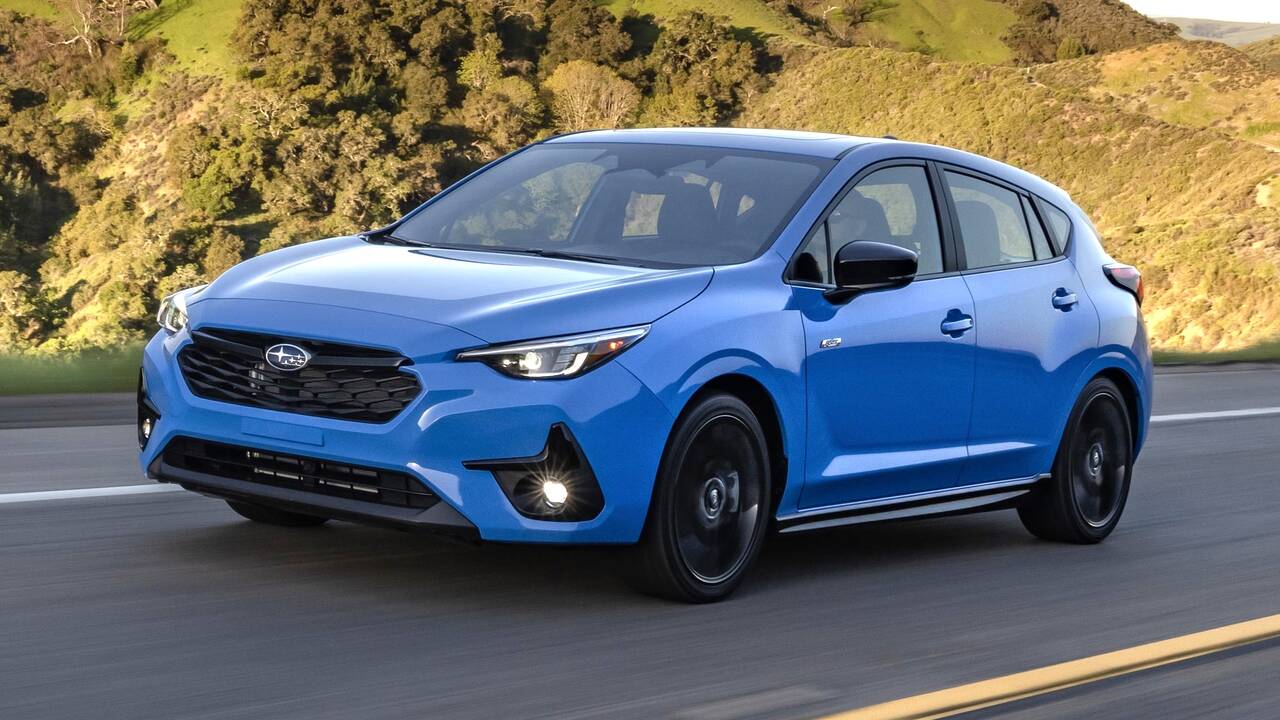 2025 Subaru Impreza RS driving front view
