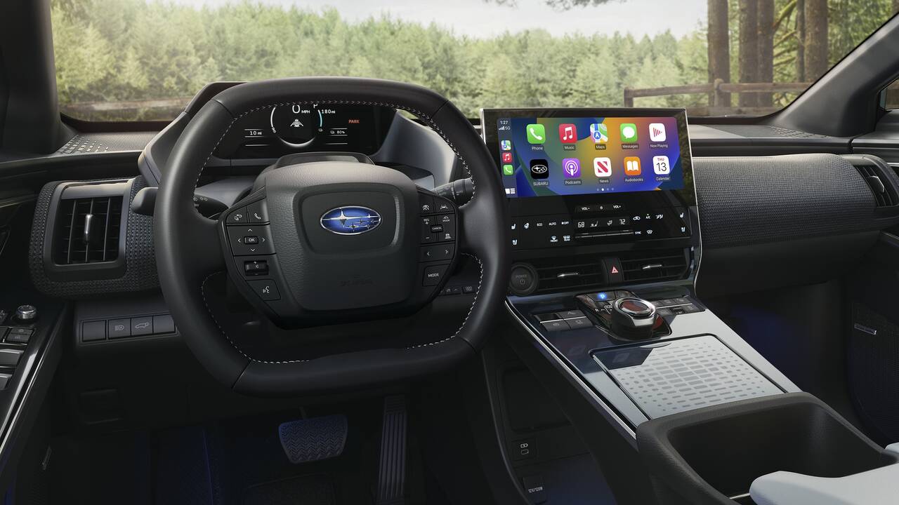 2024 Subaru Solterra front interior - dashboard