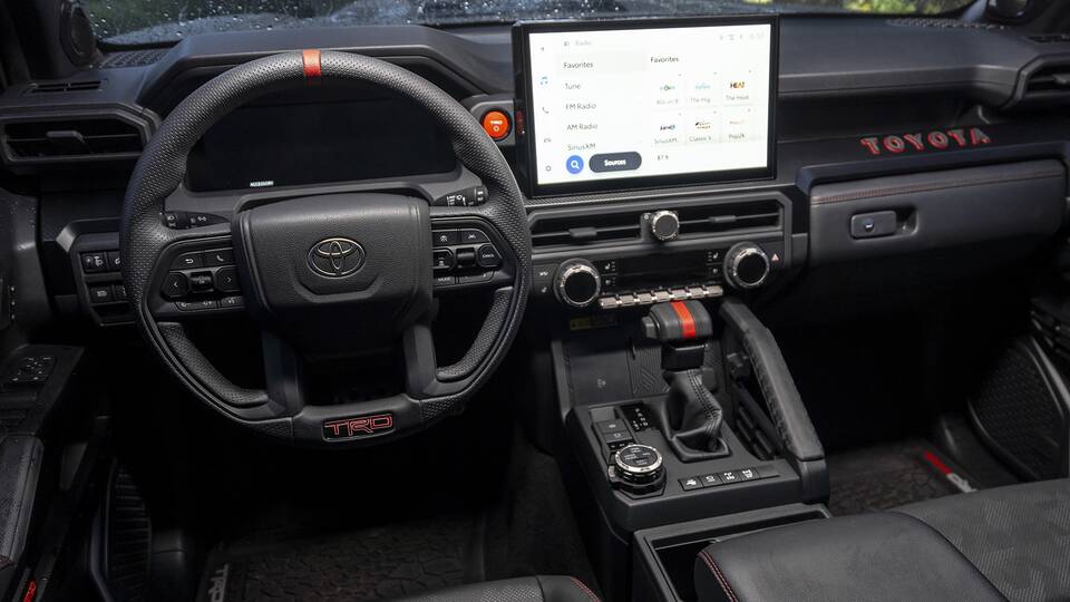 2025 Toyota 4Runner TRD Pro front interior - dashboard