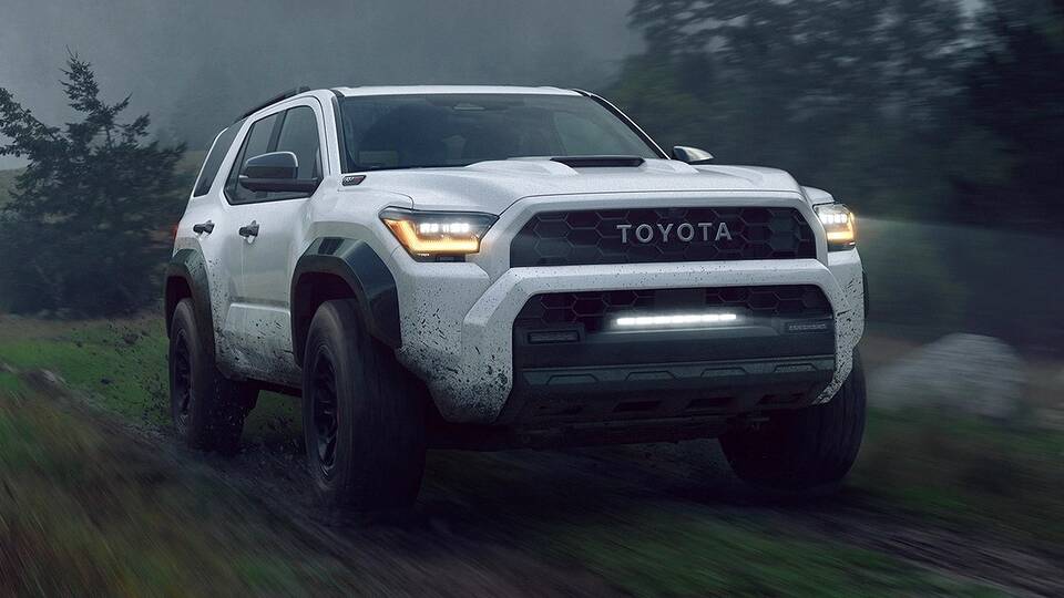 2025 Toyota 4Runner TRD Pro driving front view