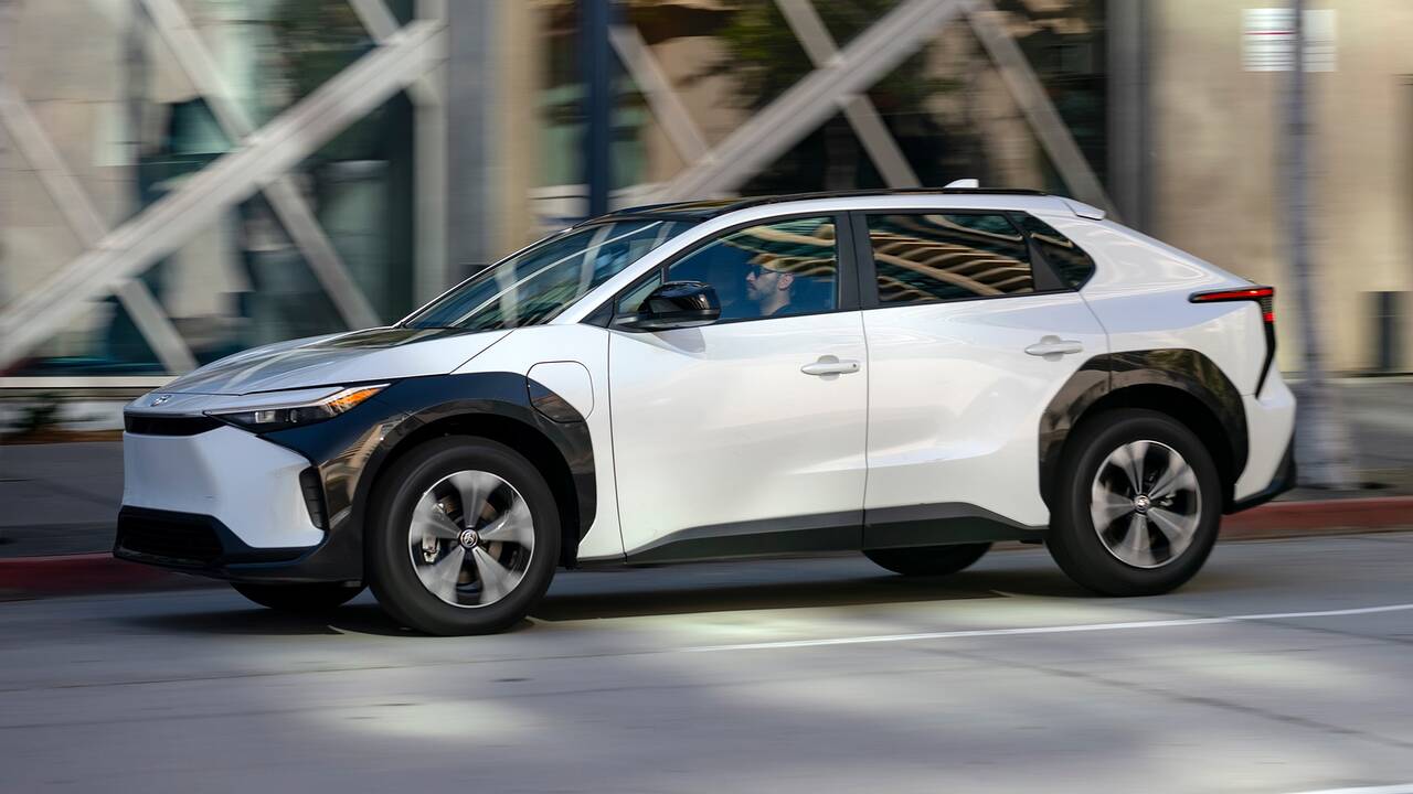 2024 Toyota bZ4X driving side view