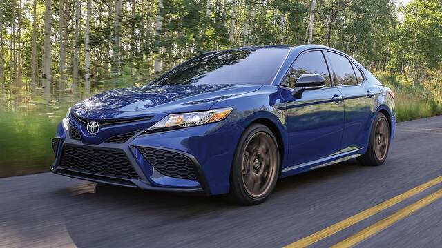 2024 Toyota Camry driving front view