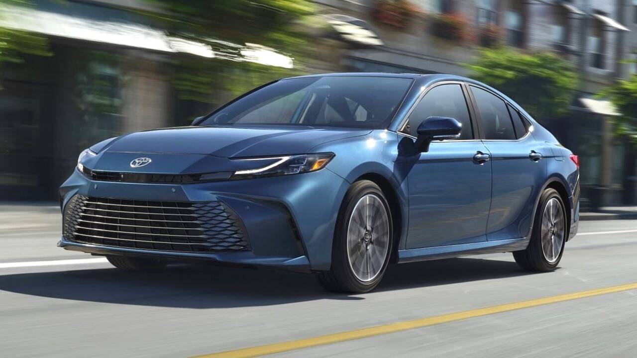 2025 Toyota Camry driving front view