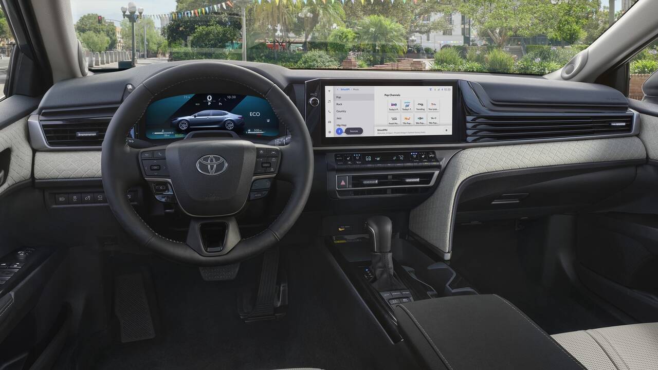 2025 Toyota Camry front interior - dashboard