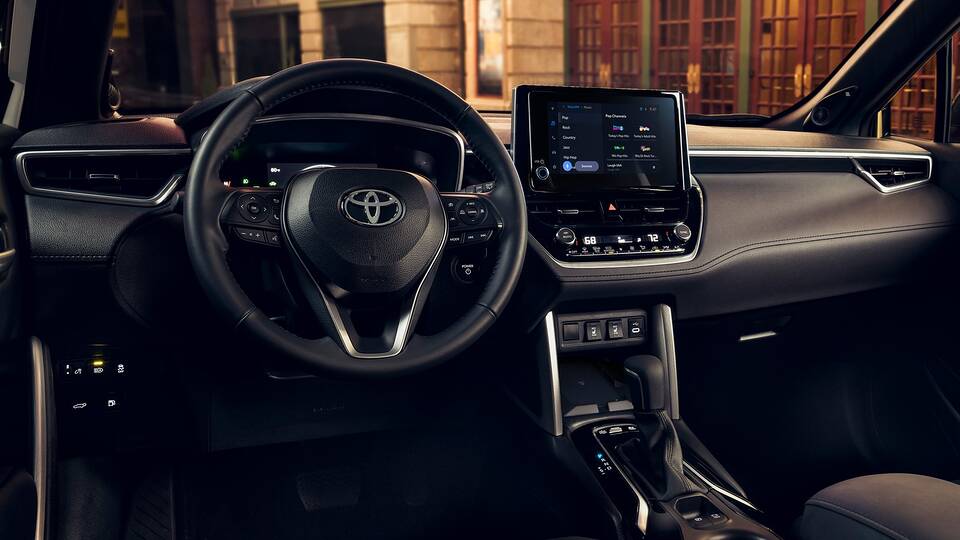 2025 Toyota Corolla Cross front interior - dashboard