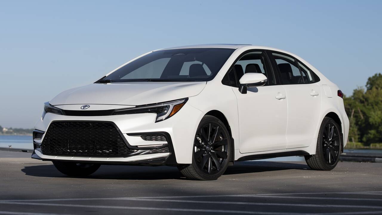 2024 Toyota Corolla Sedan XSE parked front view