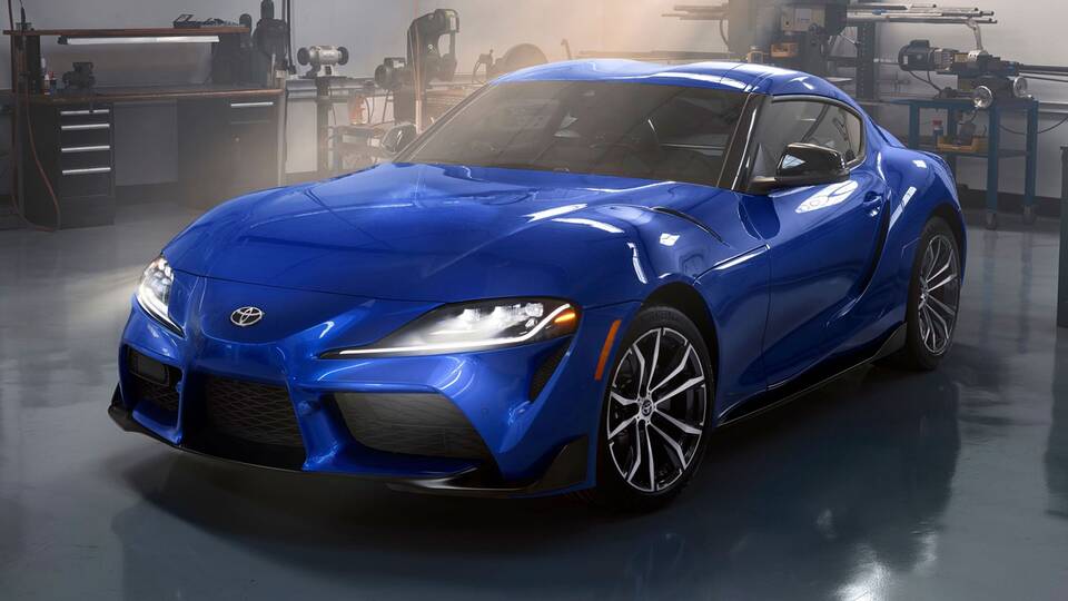 2024 Toyota GR Supra four-cylinder parked front view