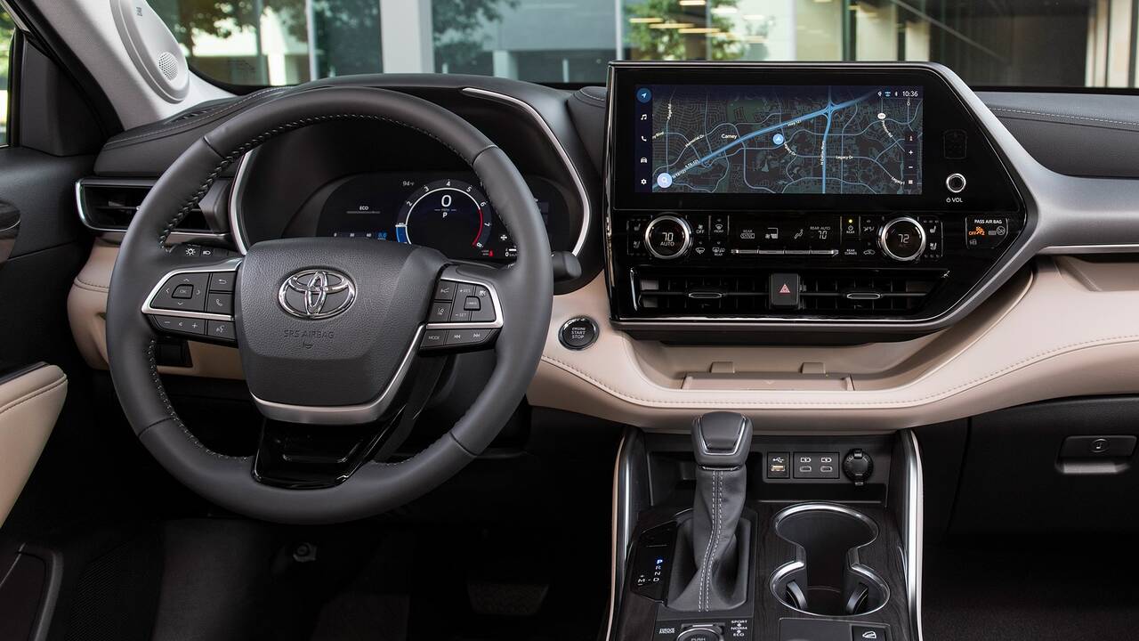 2025 Toyota Highlander Limited front interior - dashboard