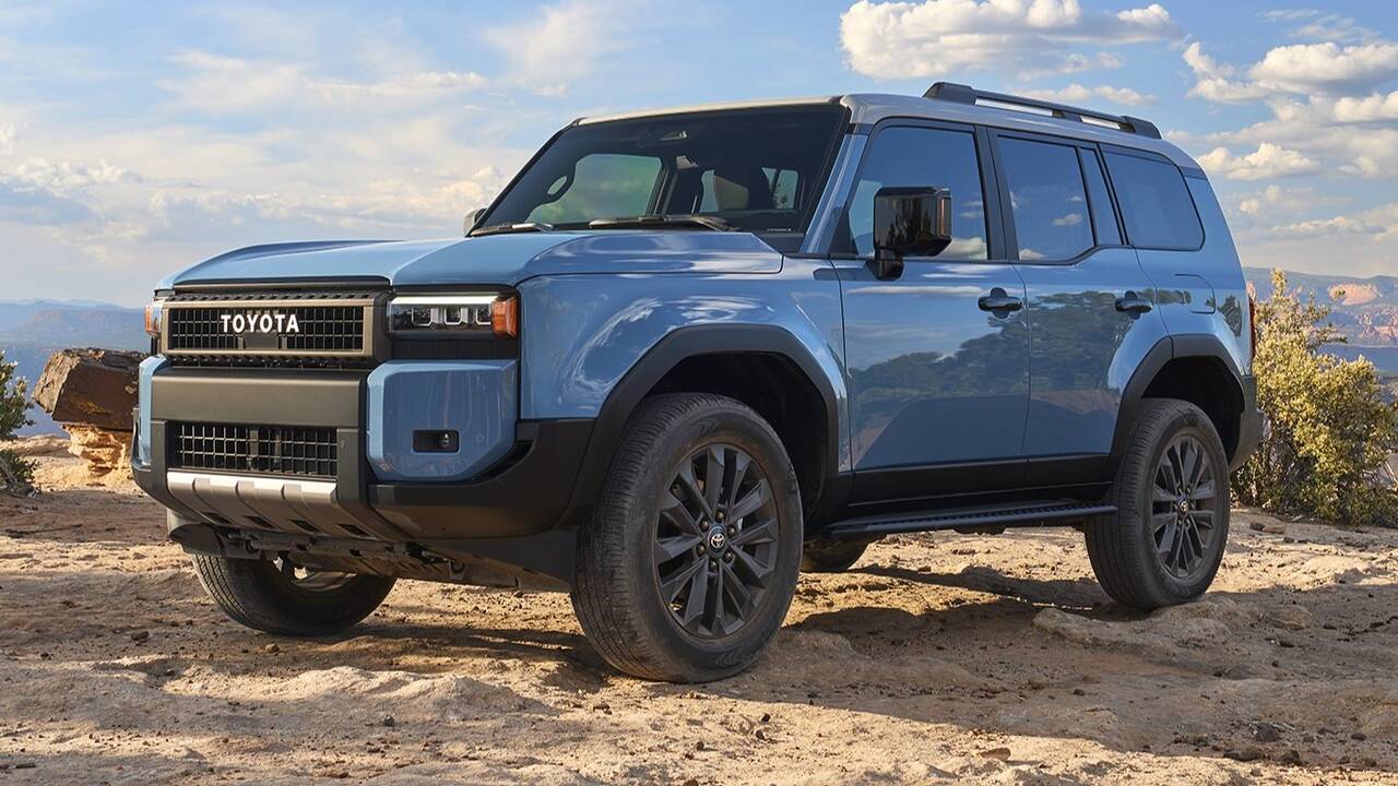 2025 Toyota Land Cruiser parked front view