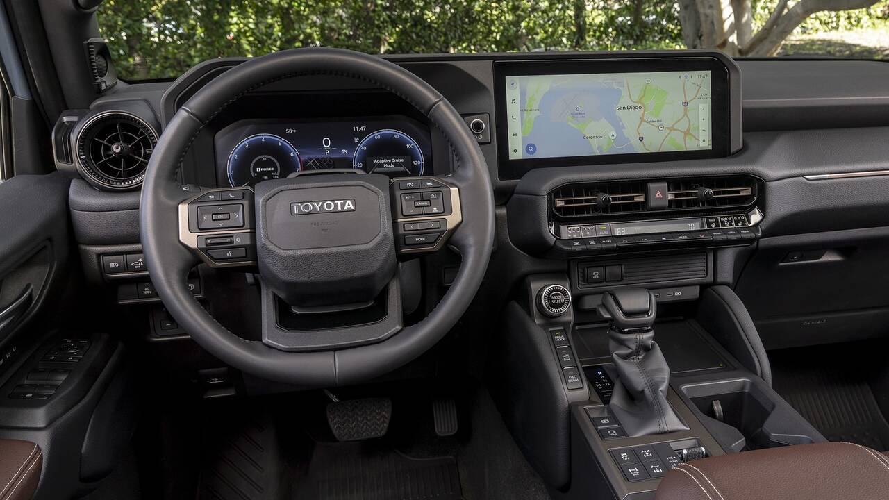 2025 Toyota Land Cruiser front interior - dashboard