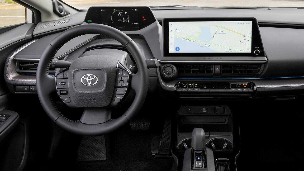 2025 Toyota Prius front interior - dashboard