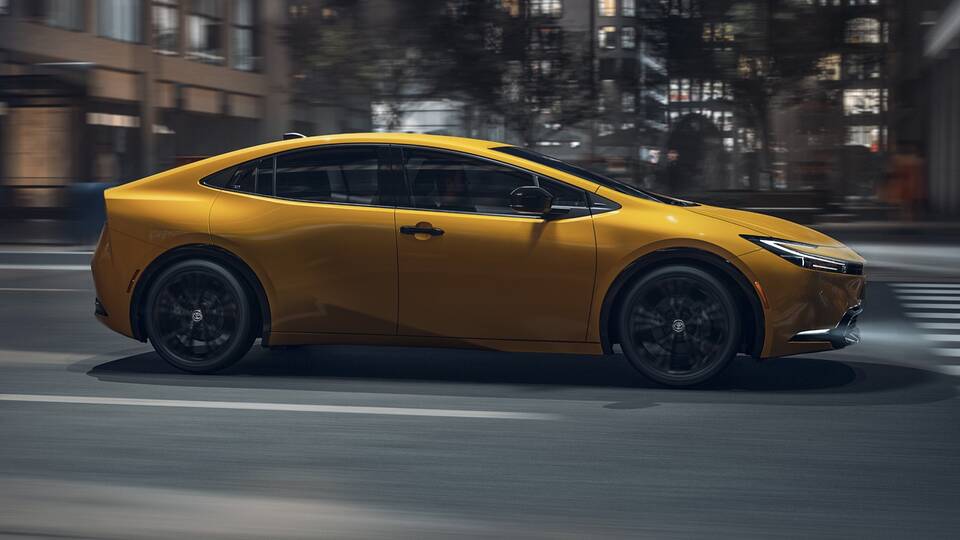 2025 Toyota Prius Nightshade driving side view