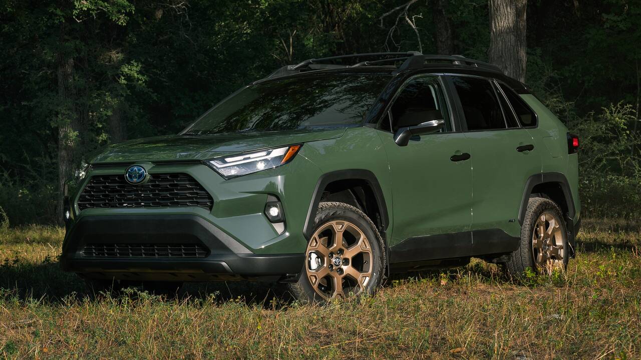 2025 Toyota RAV4 Hybrid Woodland Edition parked front view