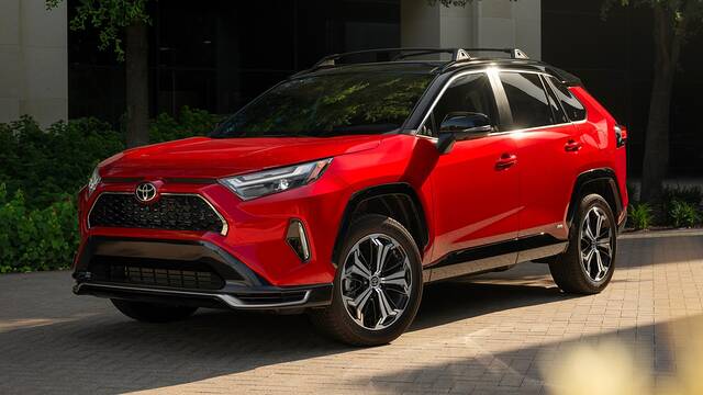 2025 Toyota RAV4 Plug-In Hybrid parked front view