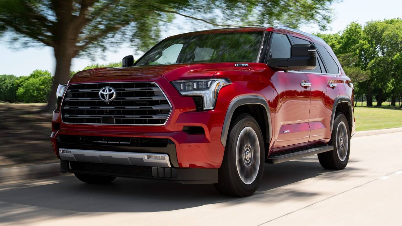 2024 Toyota Sequoia Limited driving front view