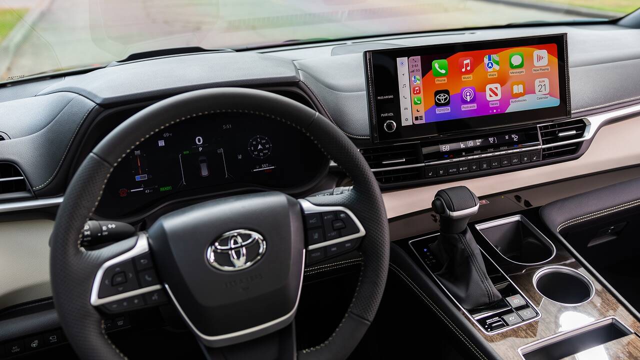 2025 Toyota Sienna front interior - dashboard