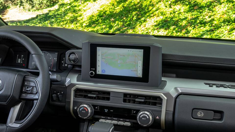 2024 Toyota Tacoma SR5 touchscreen detail