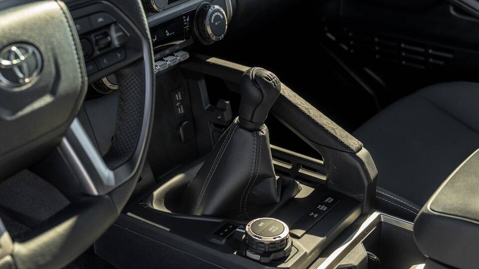 2024 Toyota Tacoma manual shifter