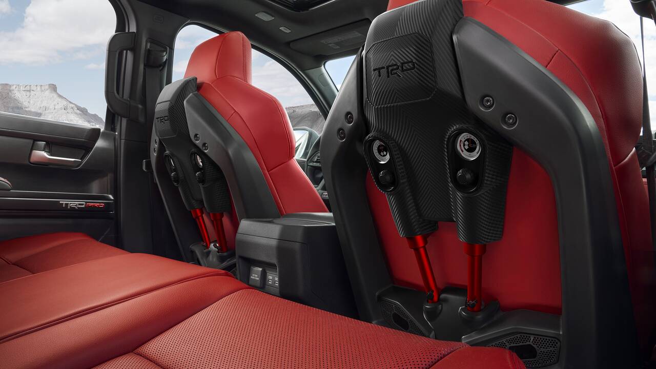 2024 Toyota Tacoma TRD Pro IsoDynamic Performance front seats