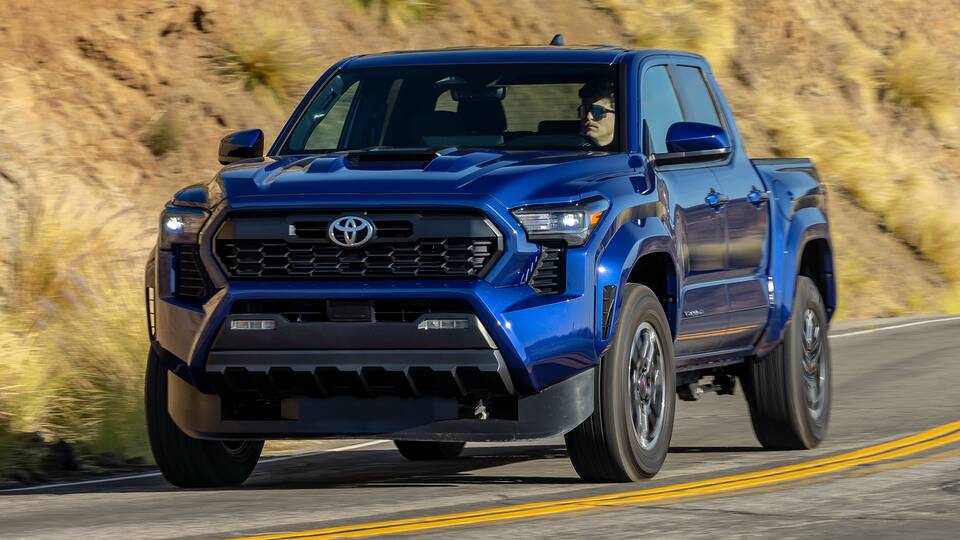2024 Toyota Tacoma TRD Sport driving front view