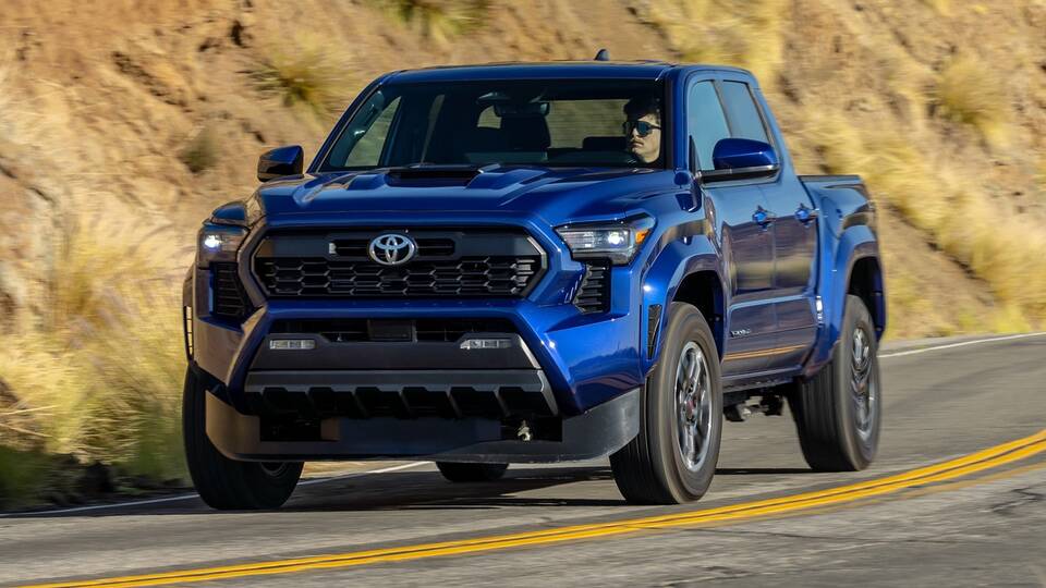 2025 Toyota Tacoma TRD Sport driving front view